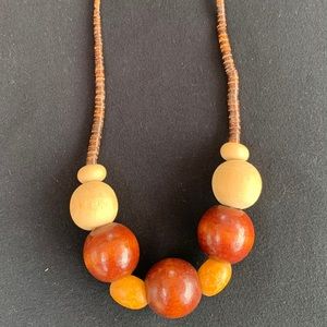 Hand-made Wooden Necklace